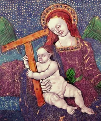 Vierge et Enfant (émail)